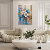 Floral Canvas Wall Art WAD931-F 90 x 60 cm / Stretched on hidden frame