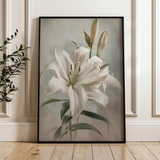 Floral Canvas Wall Art WAD932-F 90 x 60 cm / Stretched on hidden frame
