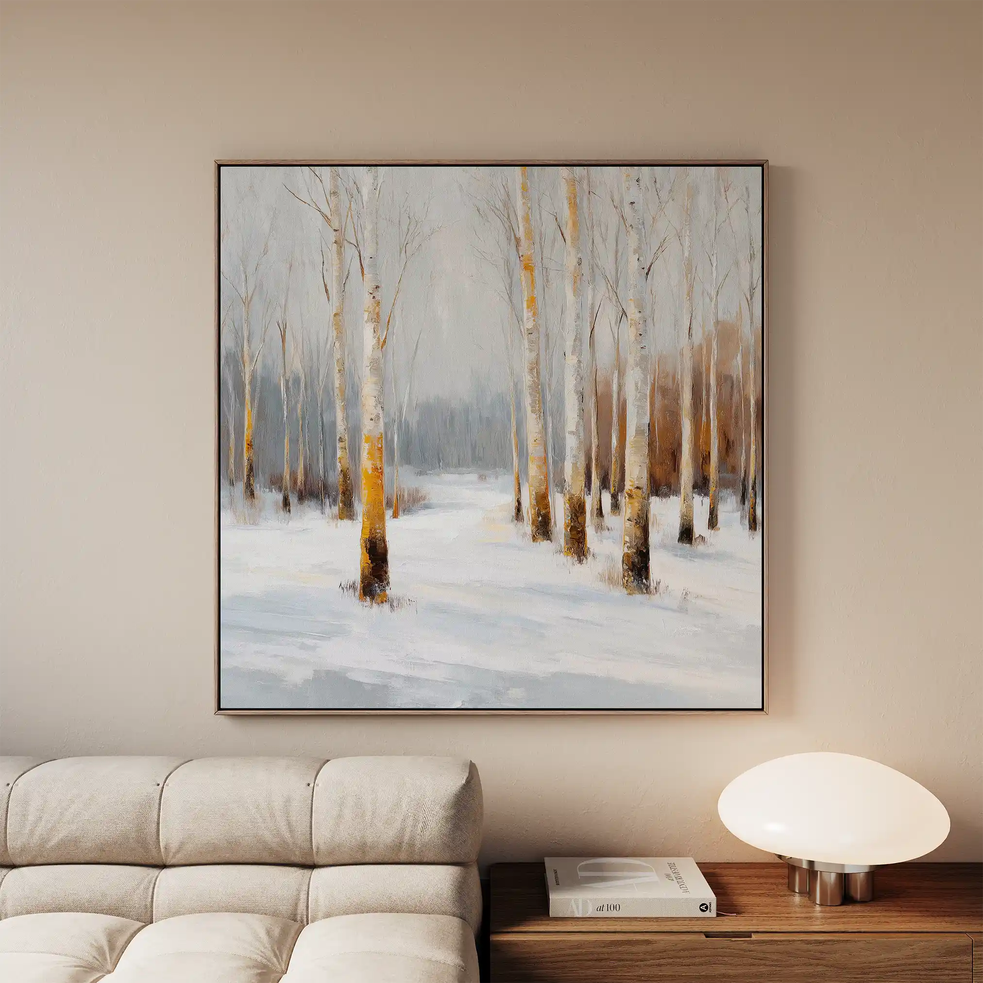 Abstract 933 Canvas Art 60 x 60 cm / Stretched on hidden frame