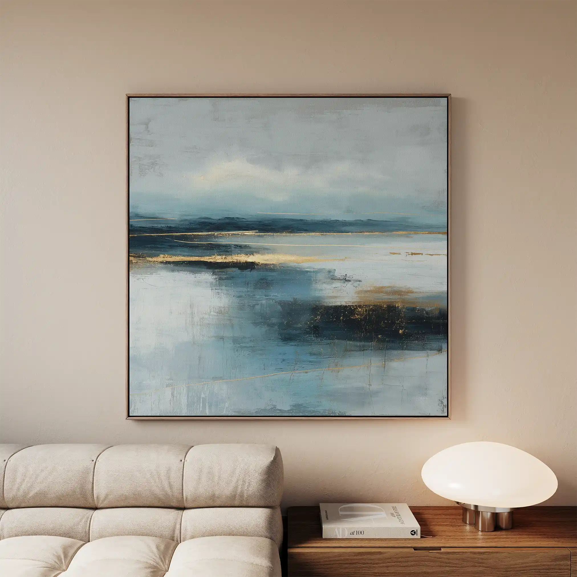 Abstract 936 Canvas Art 60 x 60 cm / Stretched on hidden frame