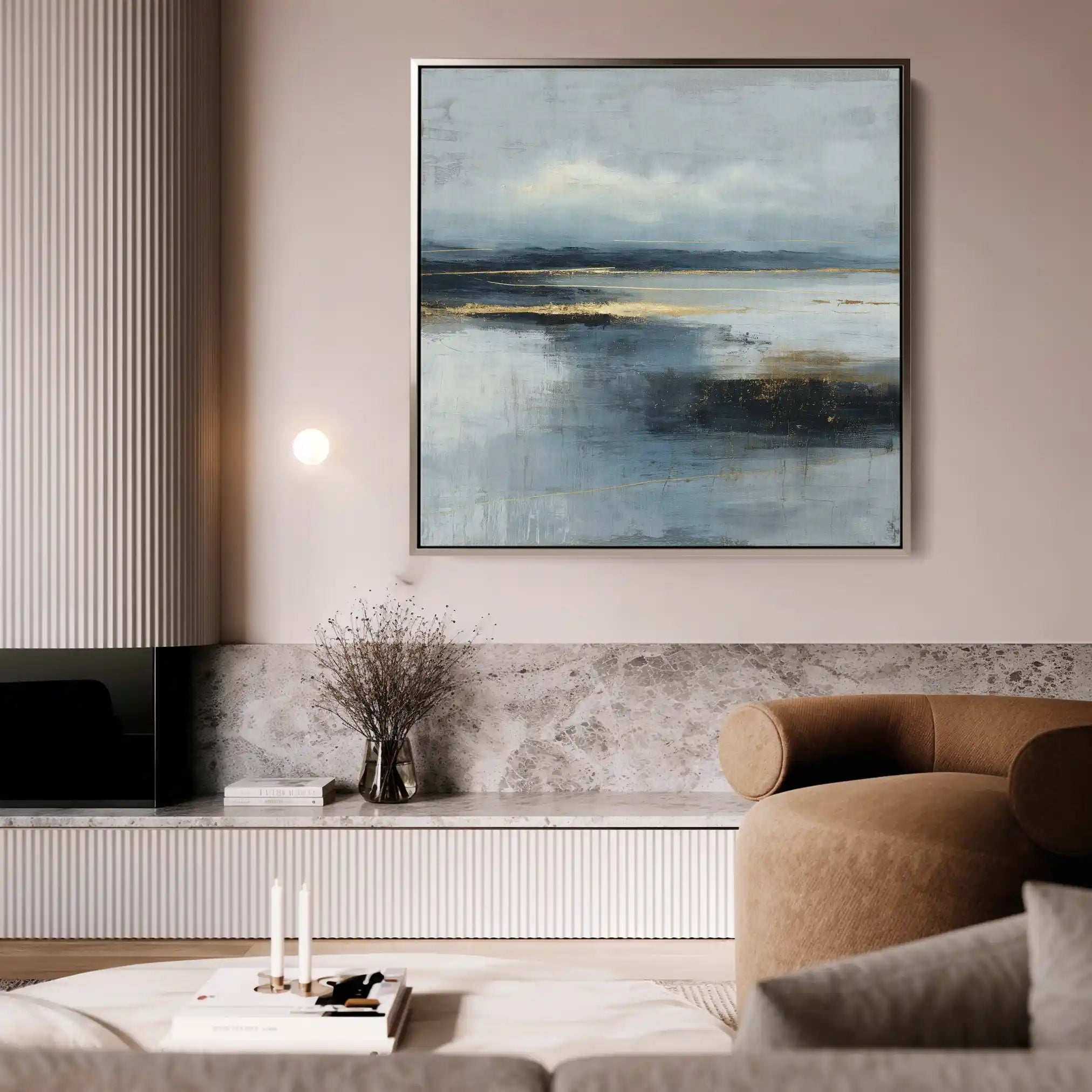 Abstract 936 Canvas Art 60 x 60 cm / Stretched on hidden frame