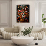 Floral Canvas Wall Art WAD936-F 90 x 60 cm / Stretched on hidden frame