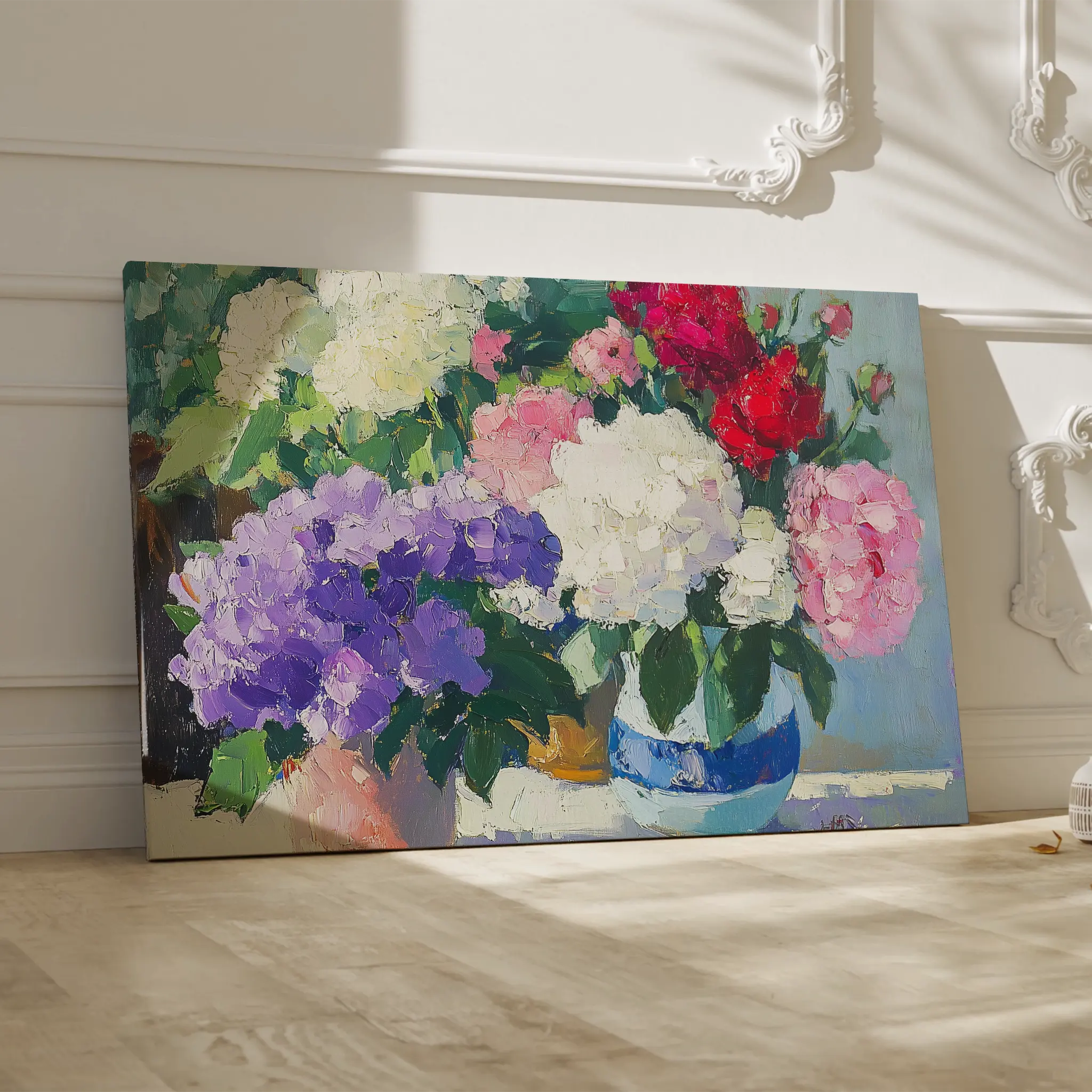 Floral Canvas Wall Art WAD943-F 90 x 60 cm / Stretched on hidden frame