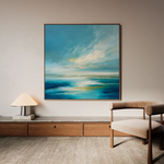 Abstract 944 Canvas Art 60 x 60 cm / Stretched on hidden frame