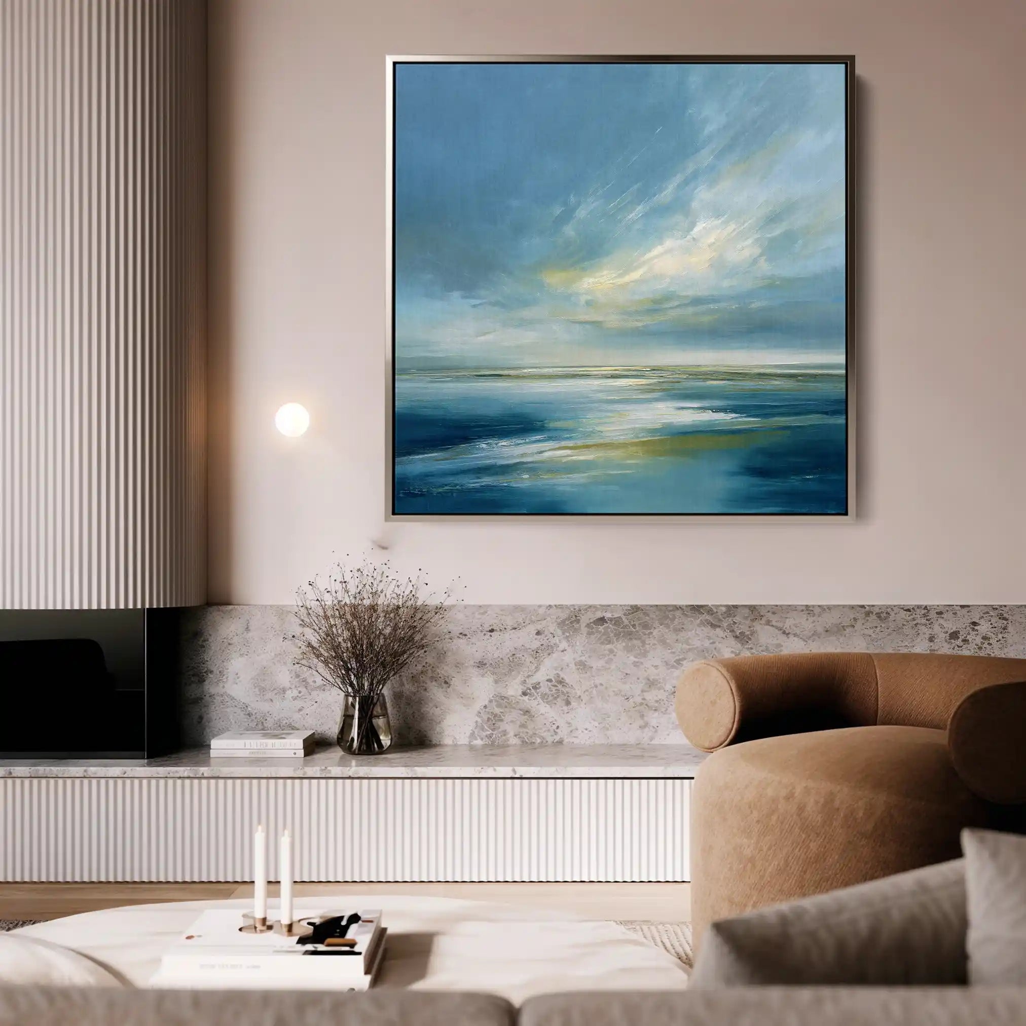 Abstract 944 Canvas Art 60 x 60 cm / Stretched on hidden frame