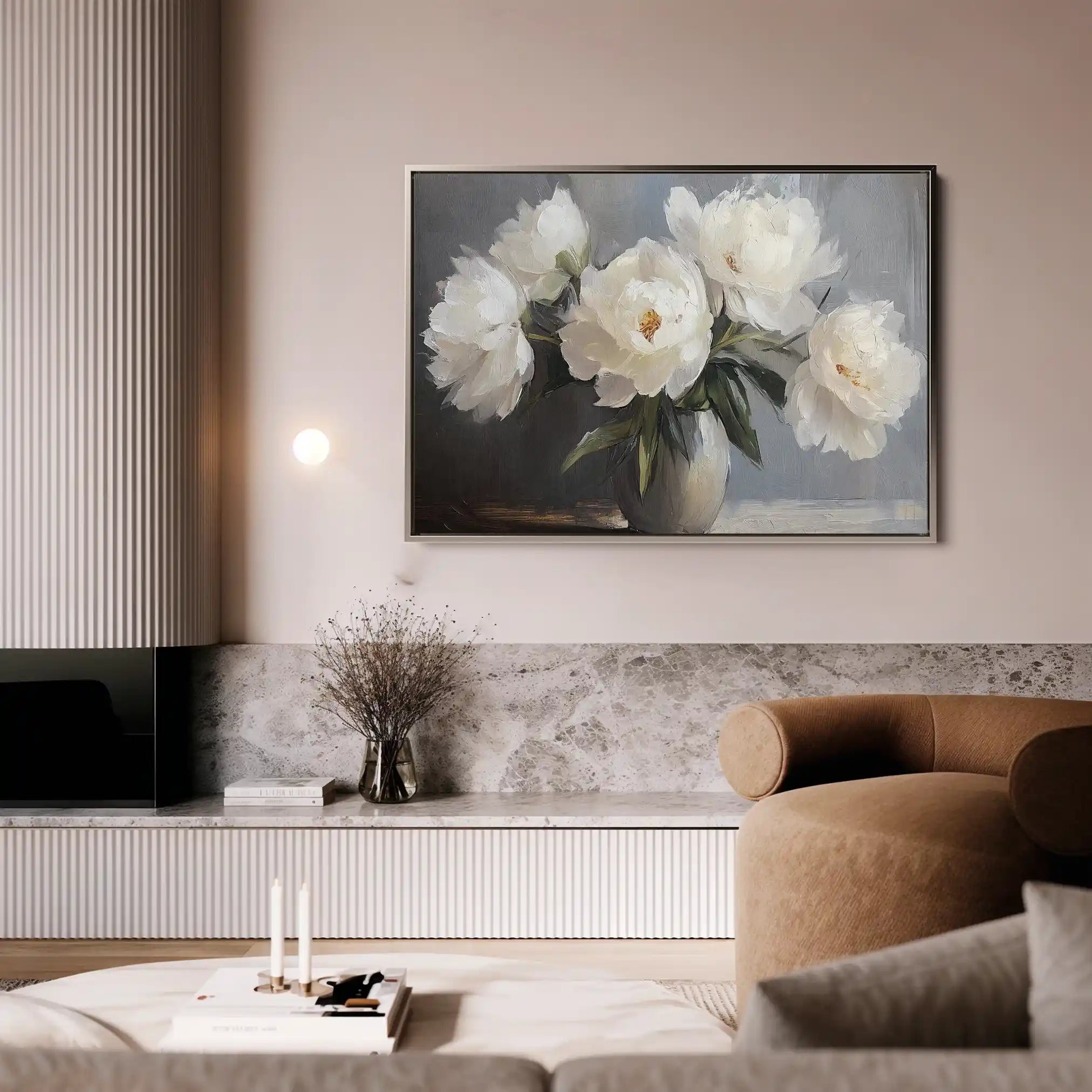 Floral Canvas Wall Art WAD944-F 90 x 60 cm / Stretched on hidden frame
