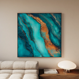 Abstract 947 Canvas Art 60 x 60 cm / Stretched on hidden frame