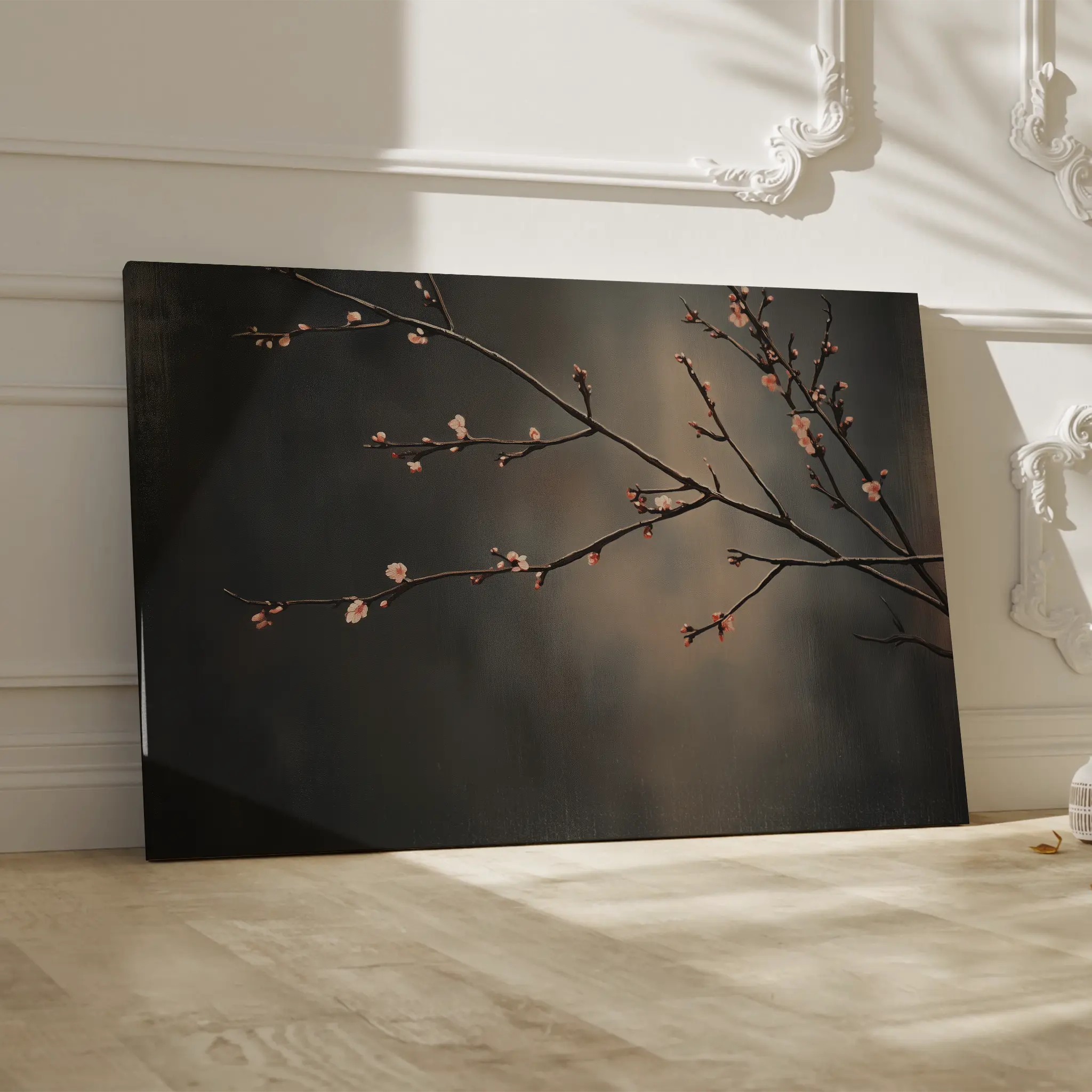 Floral Canvas Wall Art WAD947-F 90 x 60 cm / Stretched on hidden frame