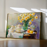 Floral Canvas Wall Art WAD949-F 90 x 60 cm / Stretched on hidden frame