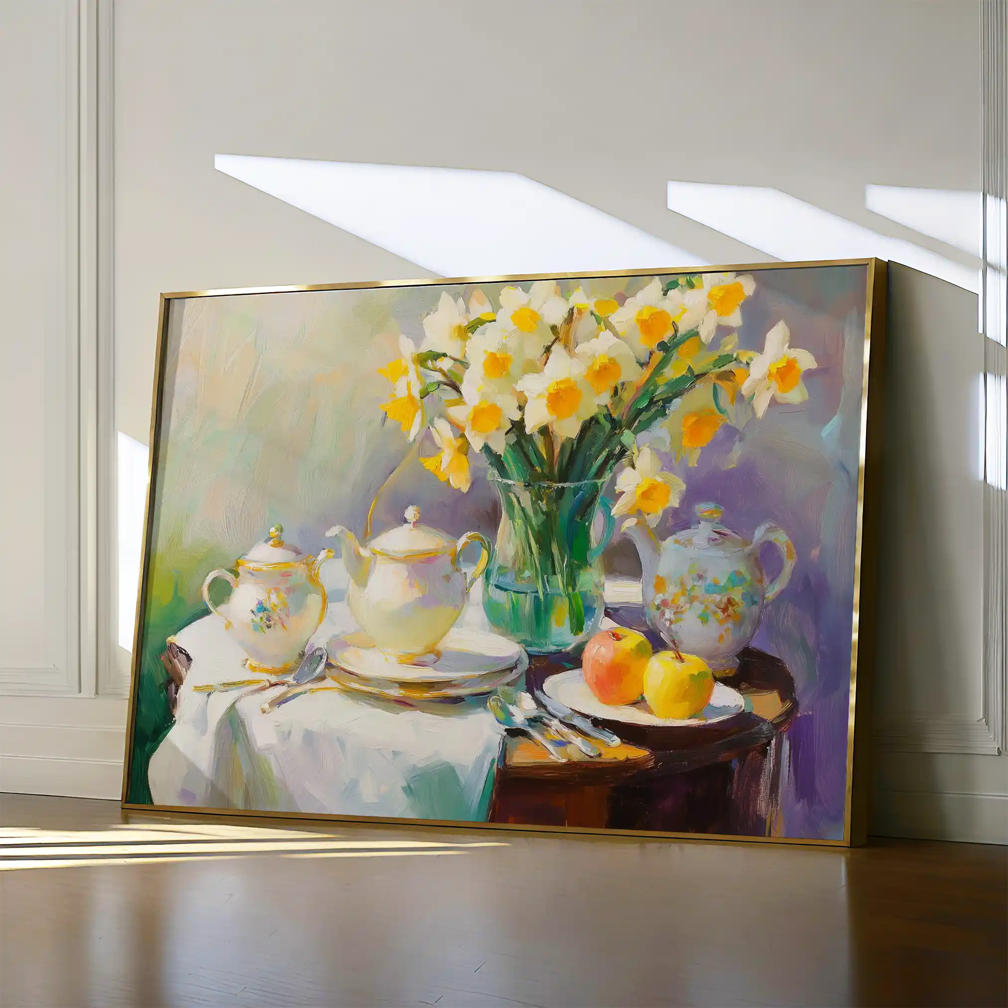 Floral Canvas Wall Art WAD949-F 90 x 60 cm / Stretched on hidden frame