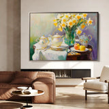 Floral Canvas Wall Art WAD949-F 90 x 60 cm / Stretched on hidden frame