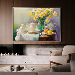Floral Canvas Wall Art WAD949-F 90 x 60 cm / Stretched on hidden frame
