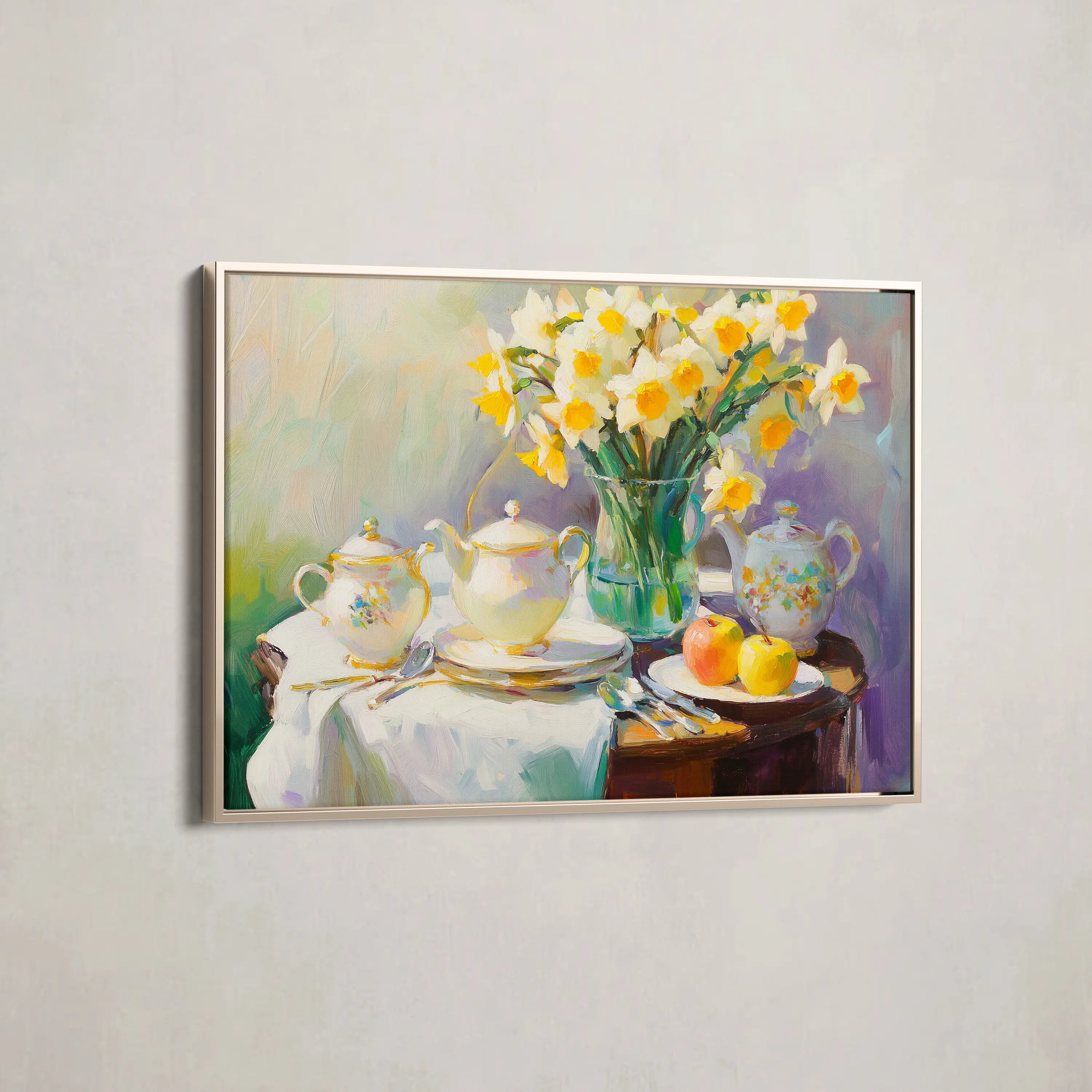 Floral Canvas Wall Art WAD949-F 90 x 60 cm / Stretched on hidden frame