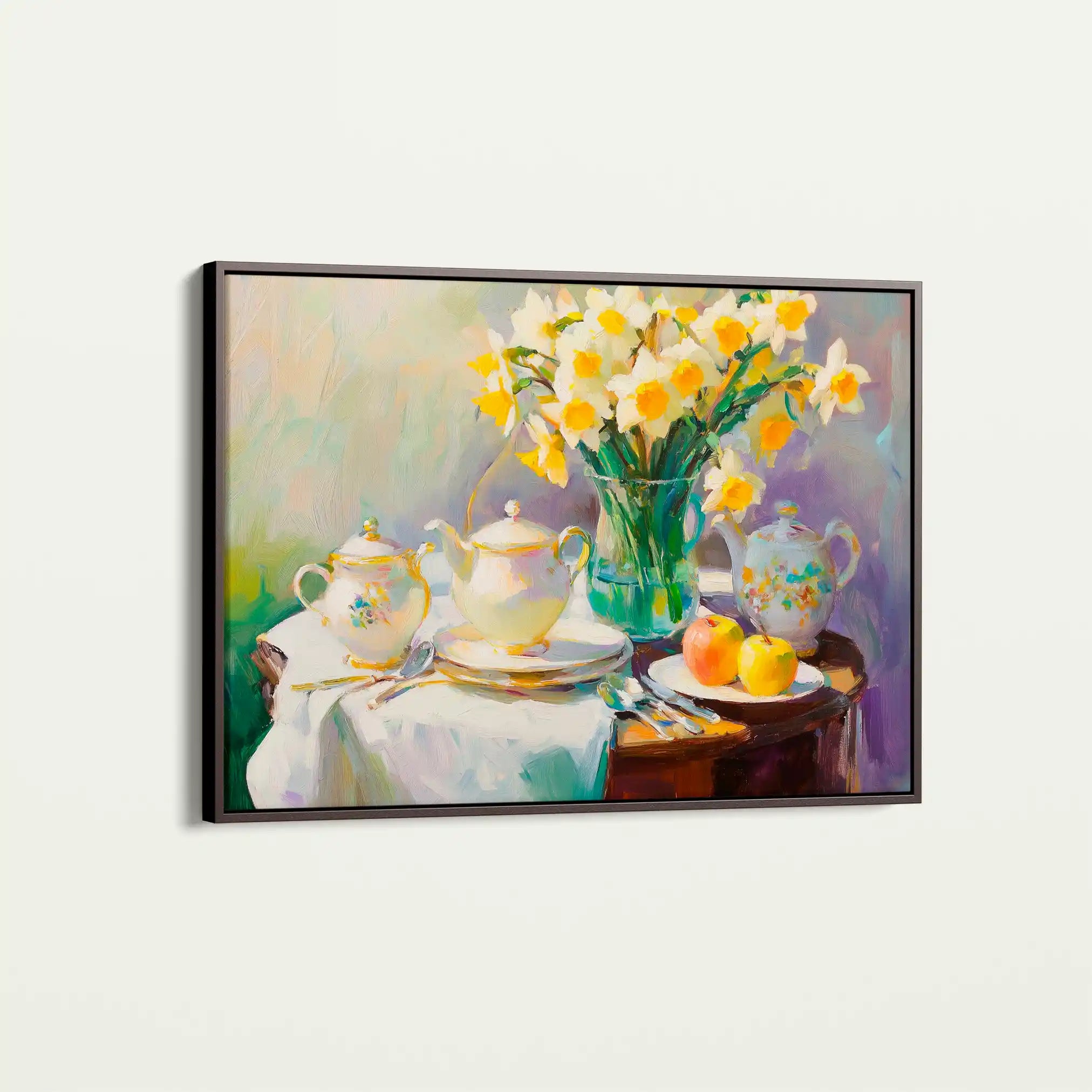 Floral Canvas Wall Art WAD949-F 90 x 60 cm / Stretched on hidden frame