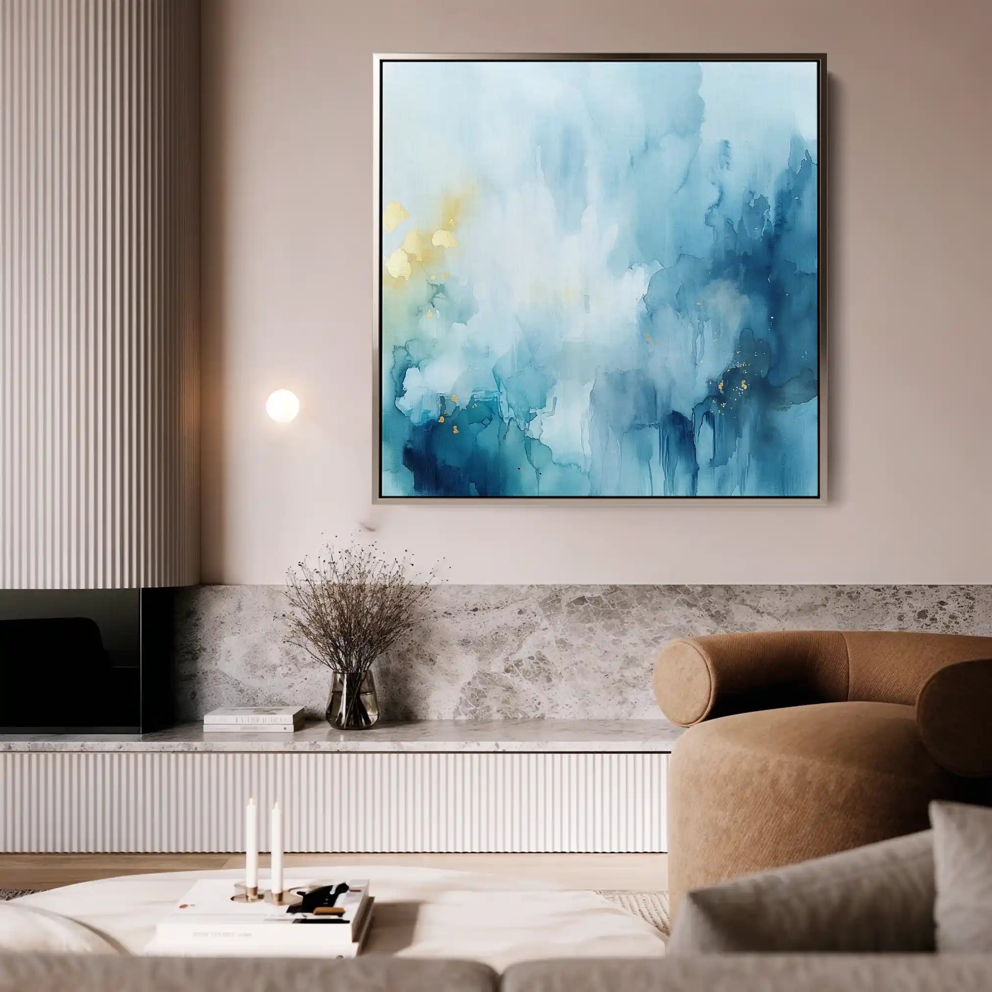 Abstract 950 Canvas Art 60 x 60 cm / Stretched on hidden frame
