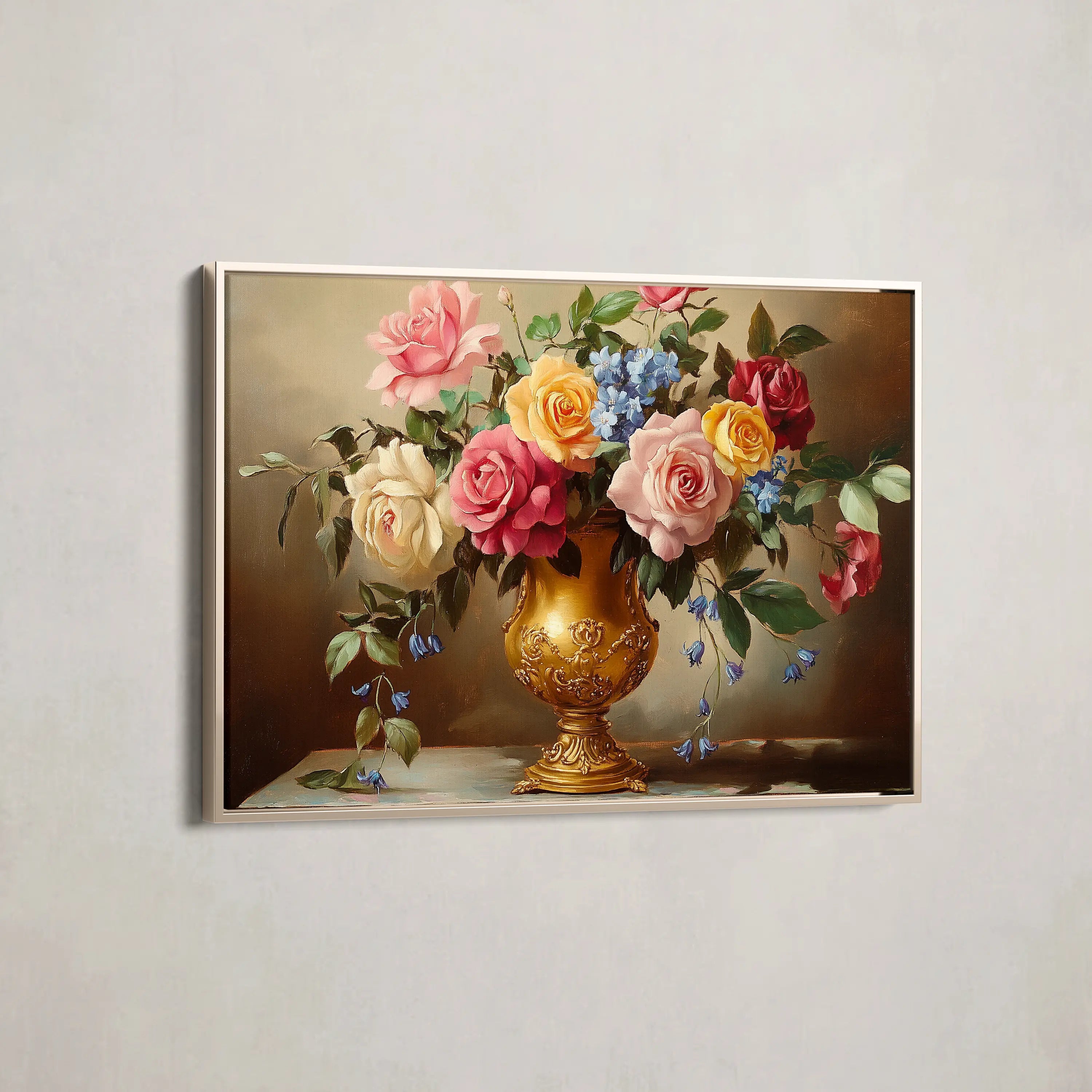 Floral Canvas Wall Art WAD950-F 90 x 60 cm / Stretched on hidden frame