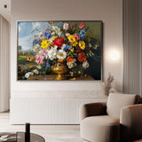 Floral Canvas Wall Art WAD952-F 90 x 60 cm / Stretched on hidden frame
