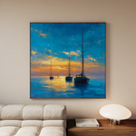 Abstract 953 Canvas Art 60 x 60 cm / Stretched on hidden frame