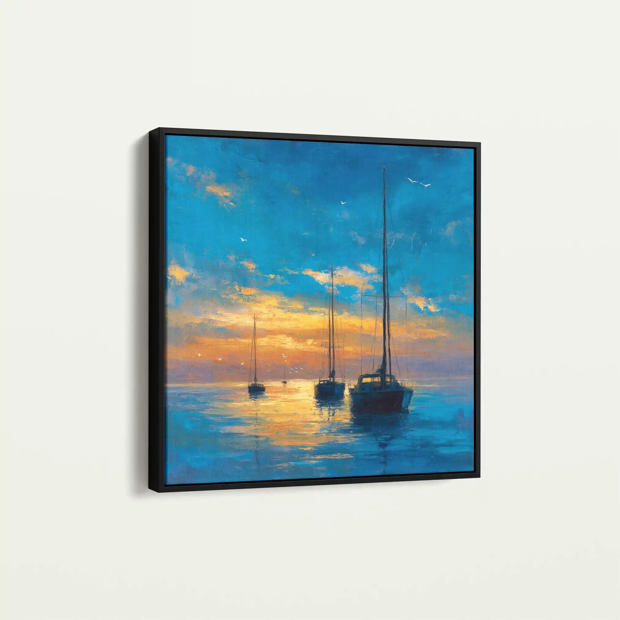 Abstract 953 Canvas Art 60 x 60 cm / Stretched on hidden frame
