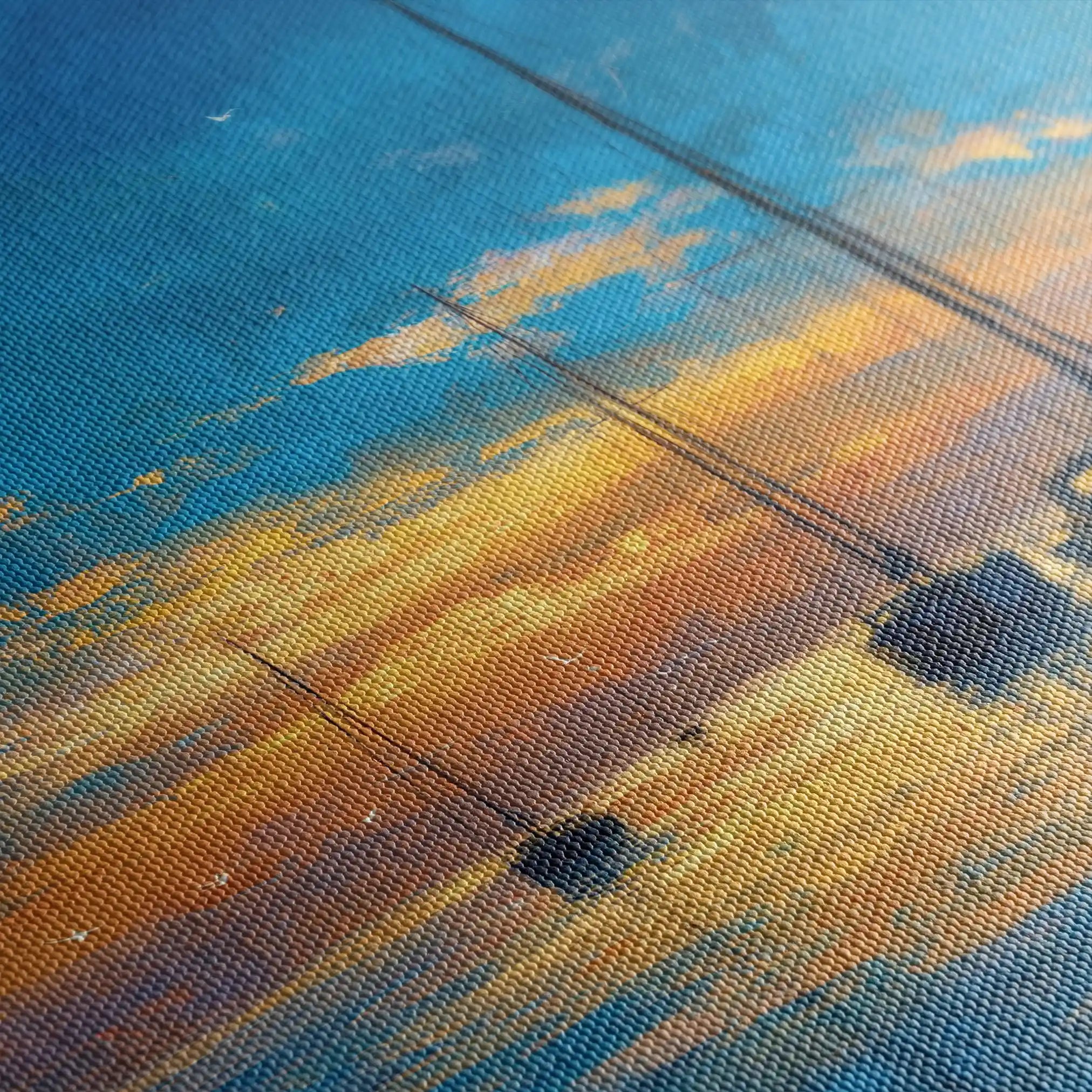 Abstract 953 Canvas Art 60 x 60 cm / Stretched on hidden frame