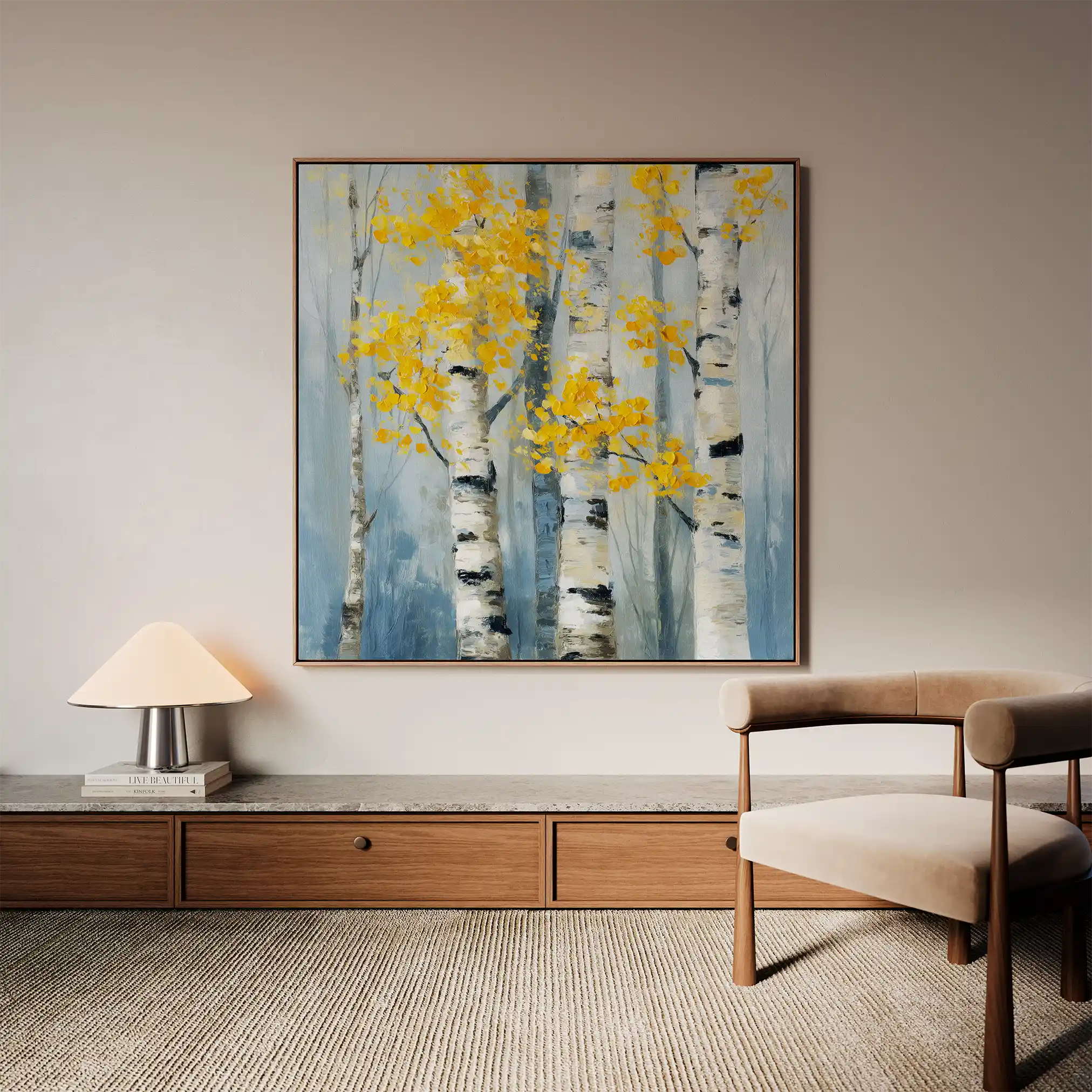 Abstract 954 Canvas Art 60 x 60 cm / Stretched on hidden frame