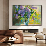 Floral Canvas Wall Art WAD954-F 90 x 60 cm / Stretched on hidden frame