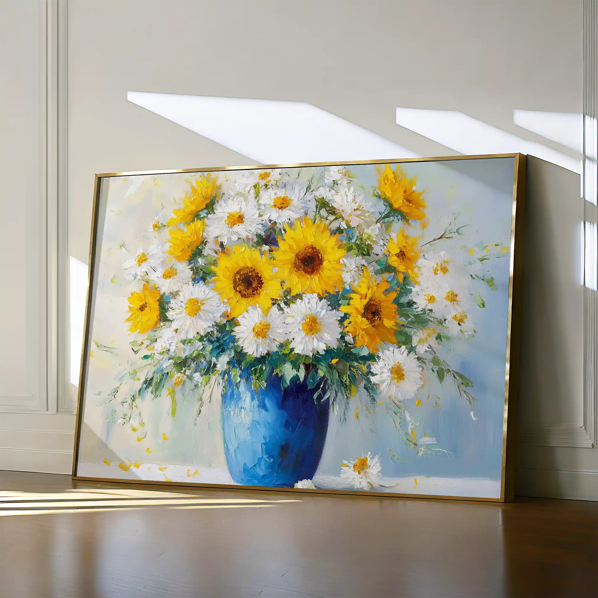 Floral Canvas Wall Art WAD955-F 90 x 60 cm / Stretched on hidden frame