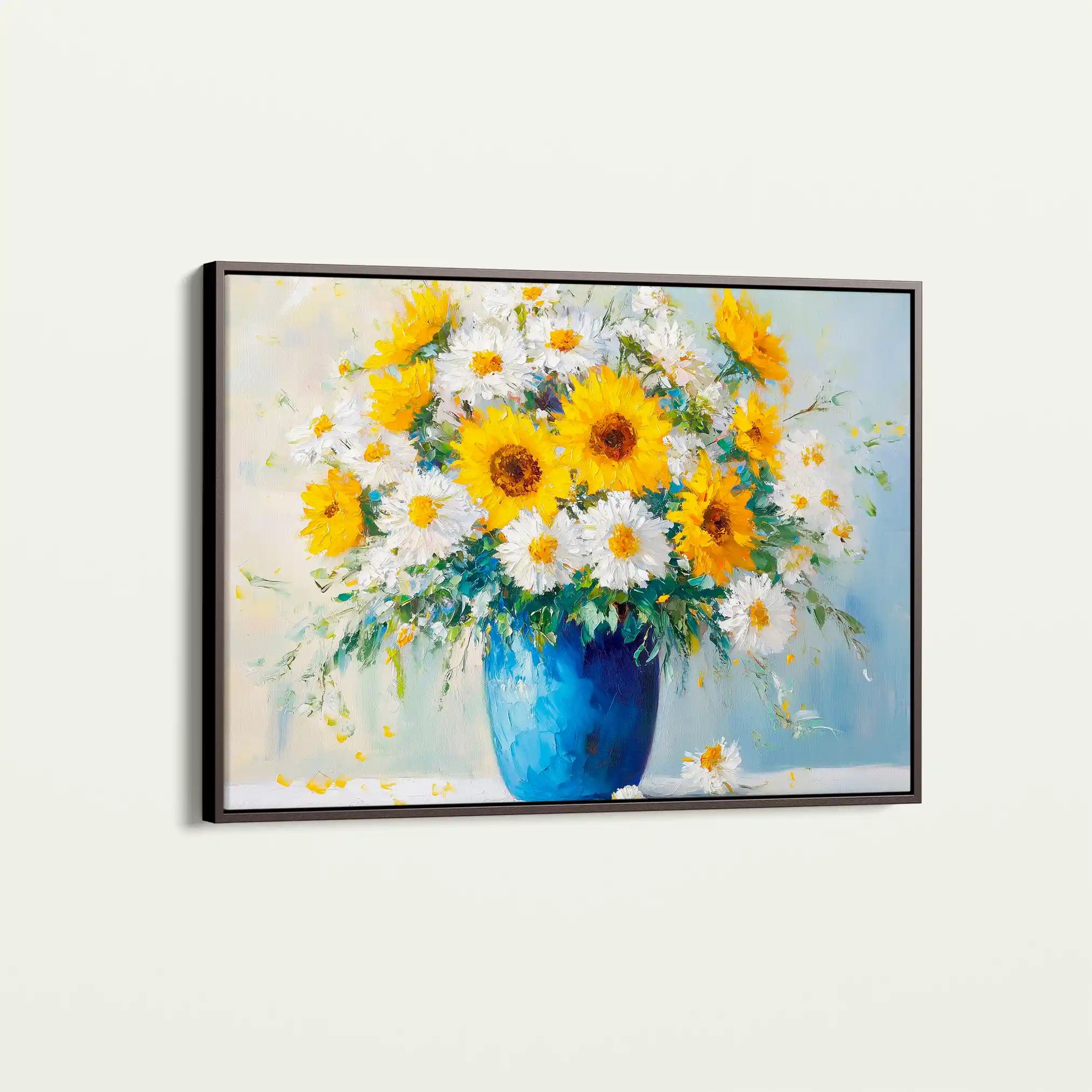 Floral Canvas Wall Art WAD955-F 90 x 60 cm / Stretched on hidden frame