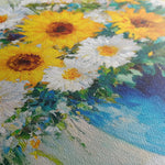 Floral Canvas Wall Art WAD955-F 90 x 60 cm / Stretched on hidden frame