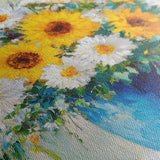 Floral Canvas Wall Art WAD955-F 90 x 60 cm / Stretched on hidden frame