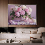 Floral Canvas Wall Art WAD956-F 90 x 60 cm / Stretched on hidden frame