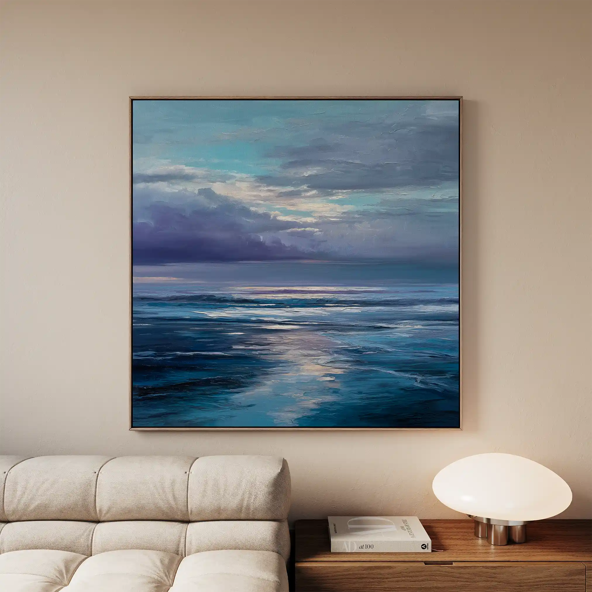 Abstract 957 Canvas Art 60 x 60 cm / Stretched on hidden frame