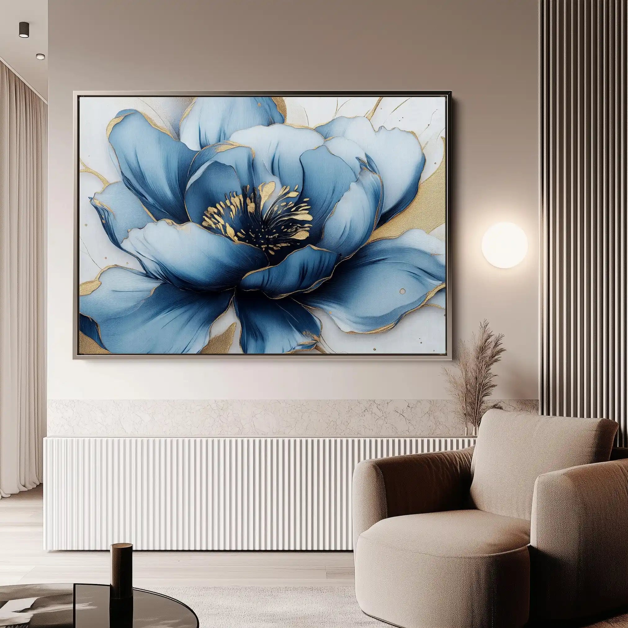 Floral Canvas Wall Art WAD959-F 90 x 60 cm / Stretched on hidden frame