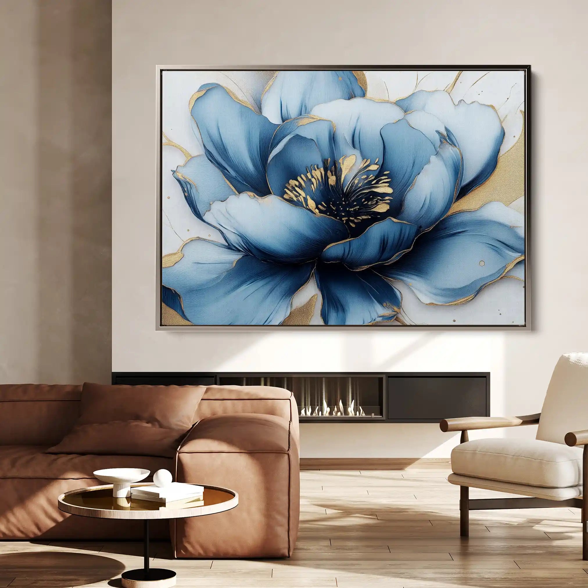 Floral Canvas Wall Art WAD959-F 90 x 60 cm / Stretched on hidden frame