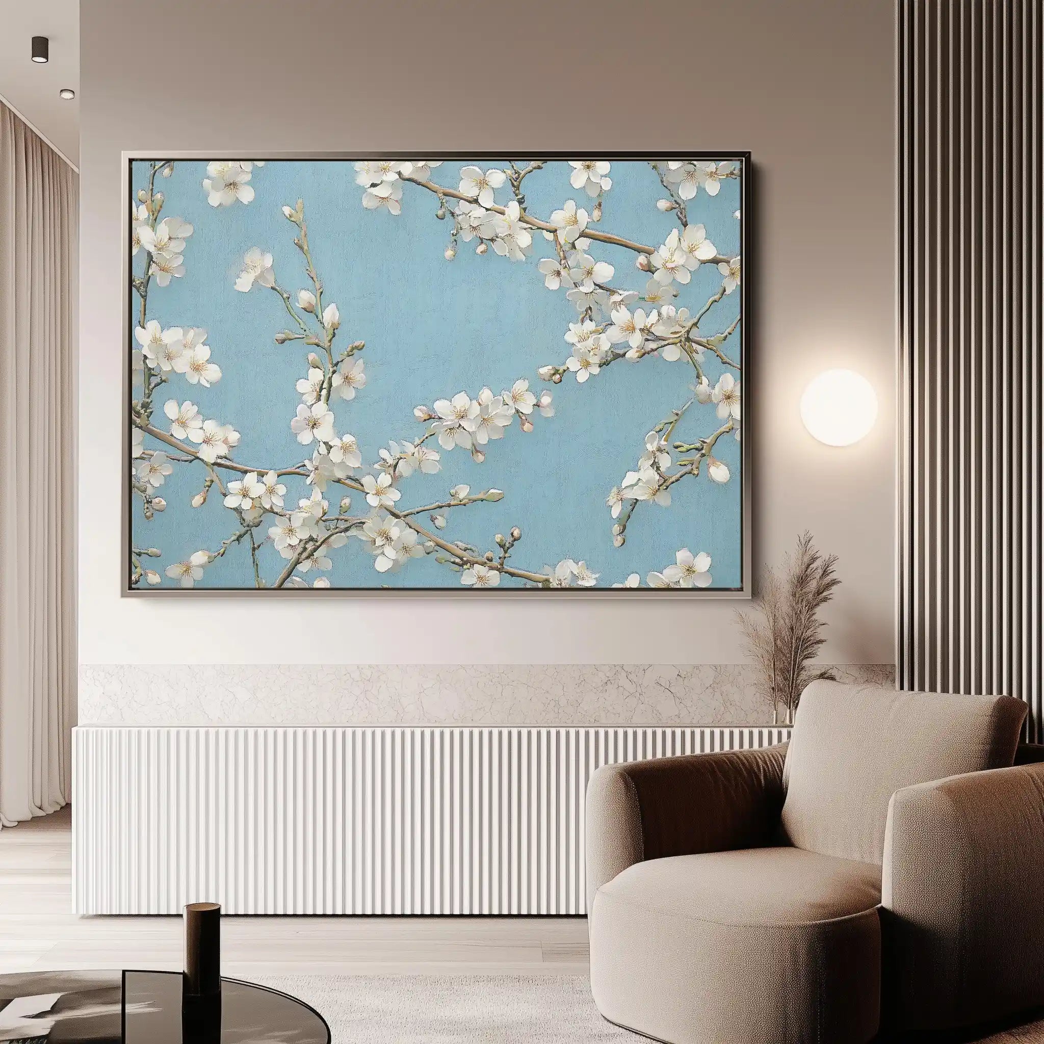 Floral Canvas Wall Art WAD961-F 90 x 60 cm / Stretched on hidden frame