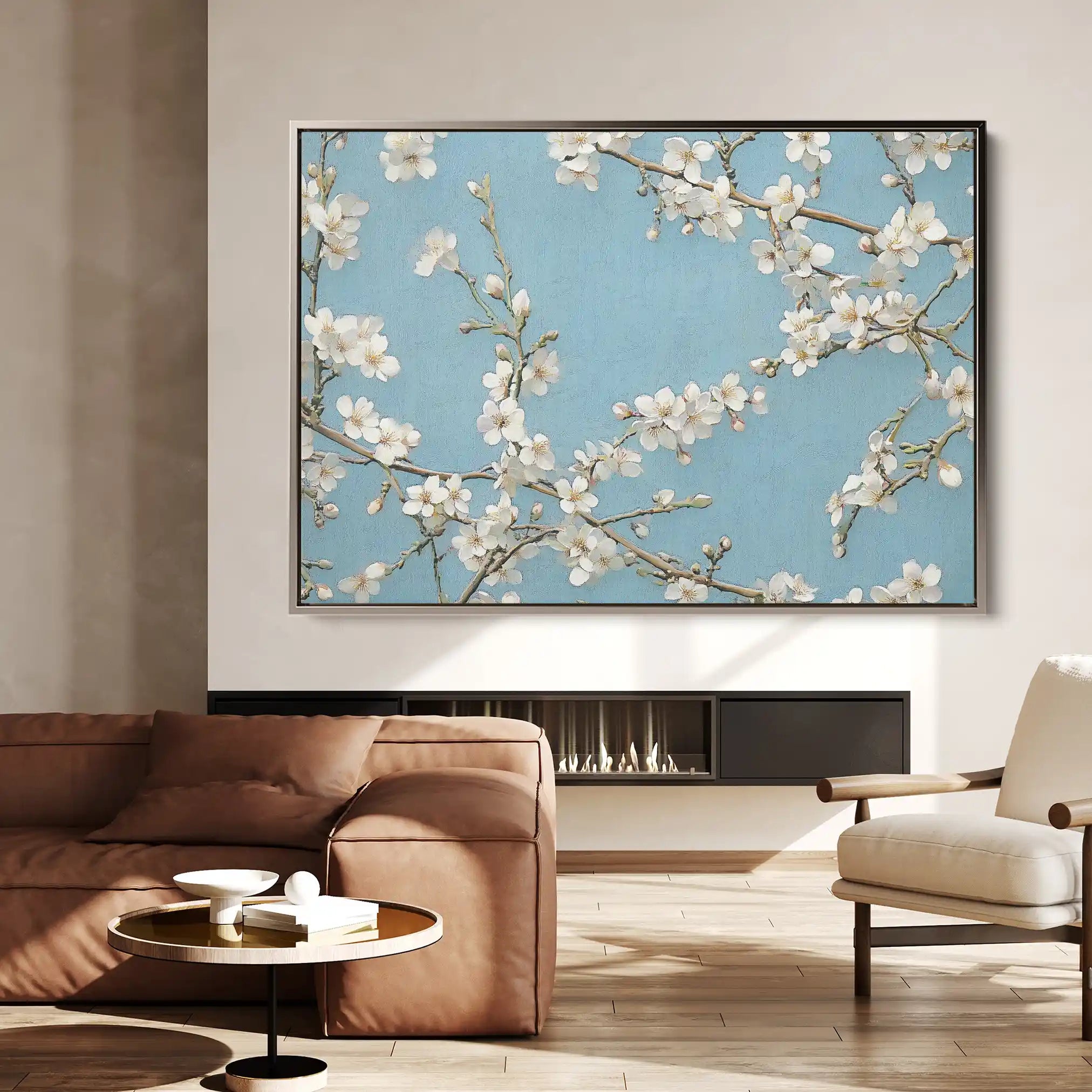 Floral Canvas Wall Art WAD961-F 90 x 60 cm / Stretched on hidden frame