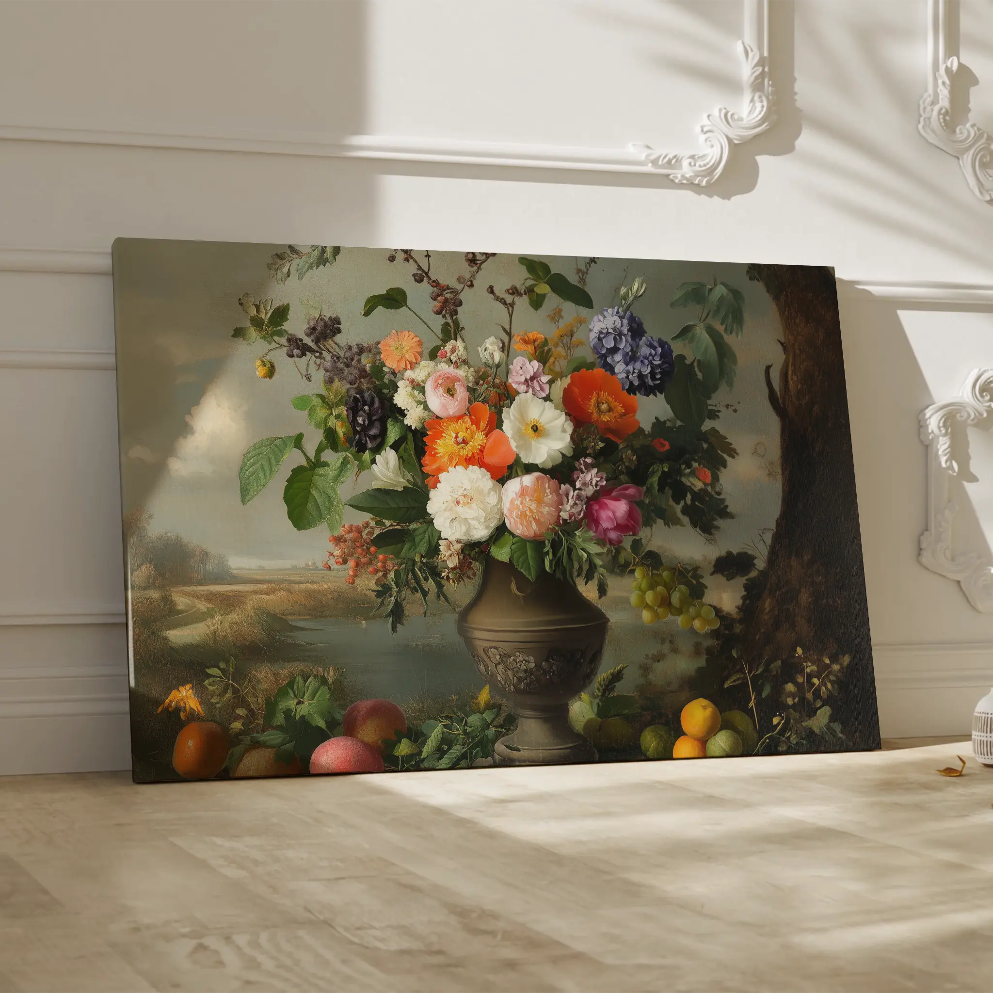 Floral Canvas Wall Art WAD963-F 90 x 60 cm / Stretched on hidden frame