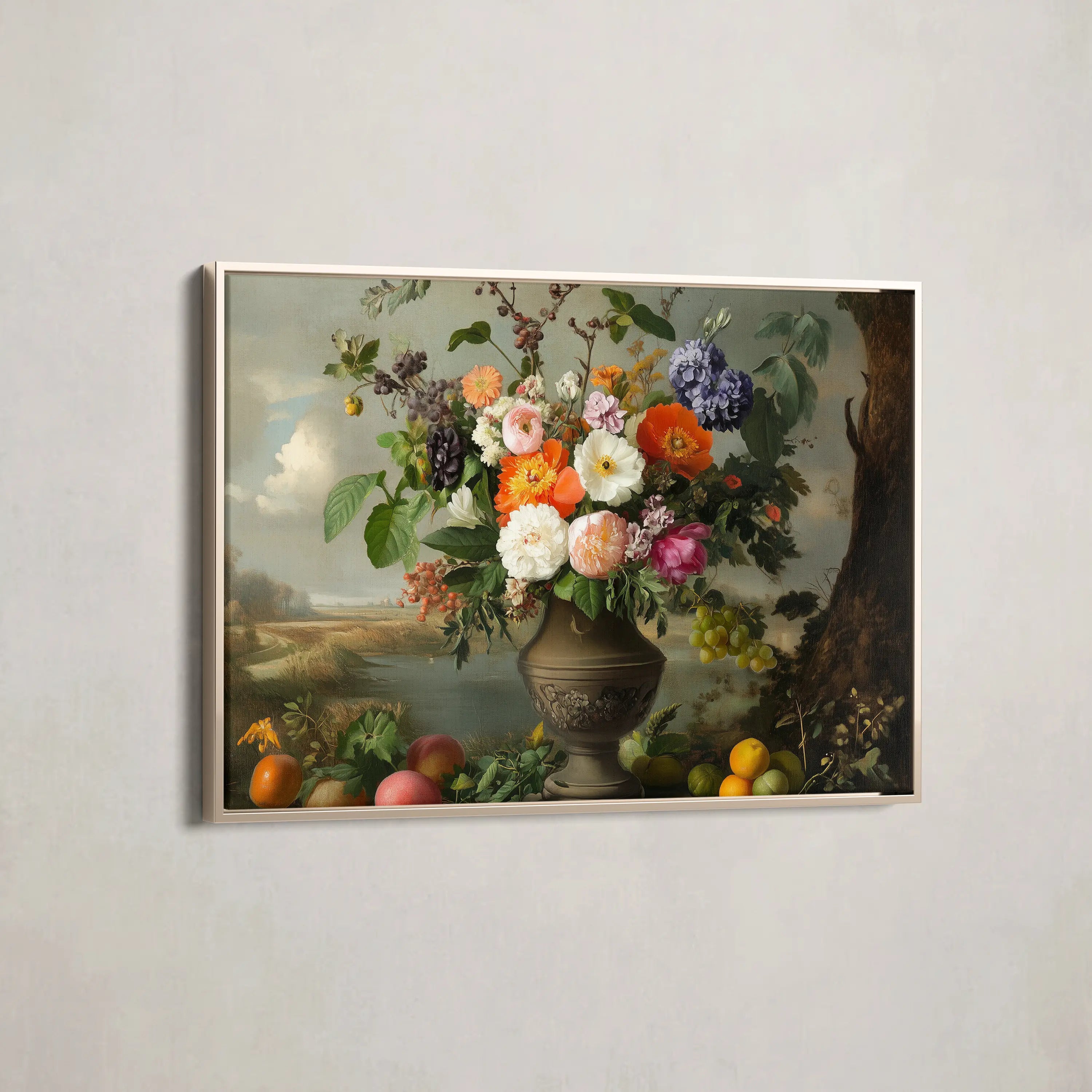 Floral Canvas Wall Art WAD963-F 90 x 60 cm / Stretched on hidden frame