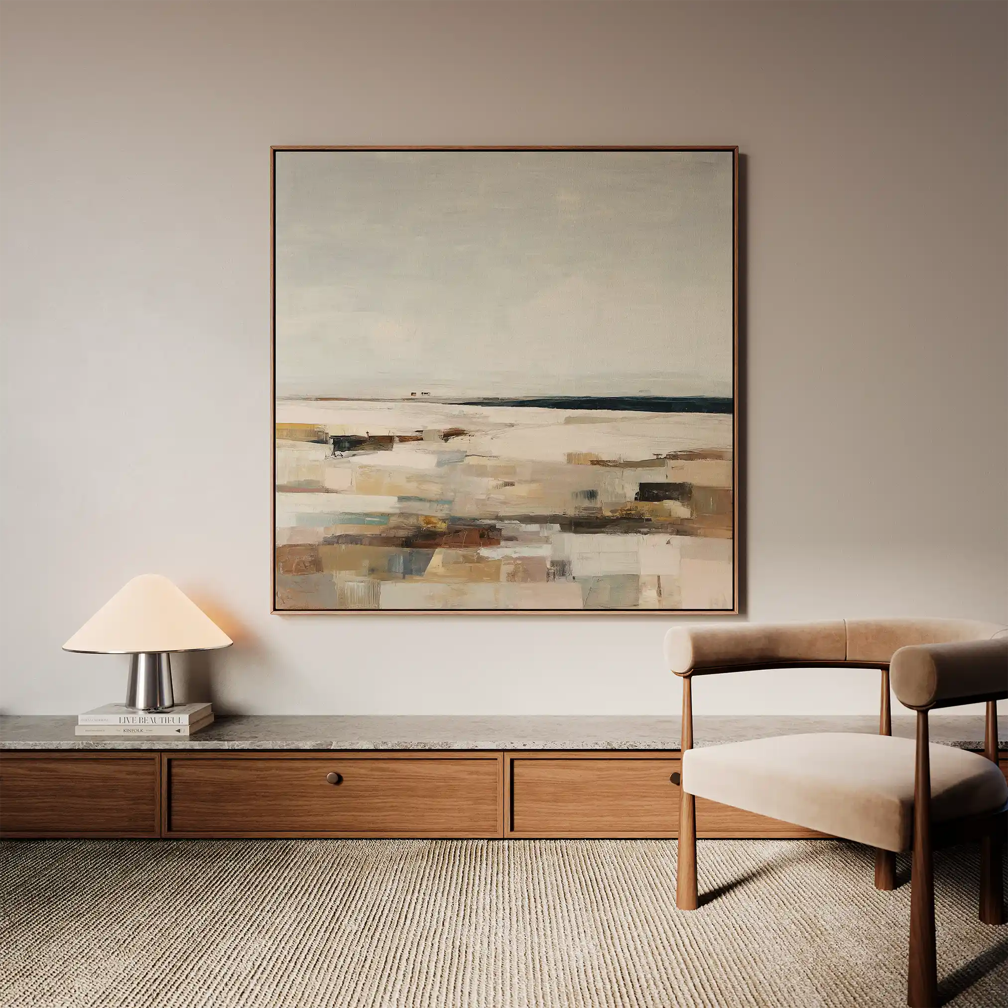 Abstract 964 Canvas Art 60 x 60 cm / Stretched on hidden frame