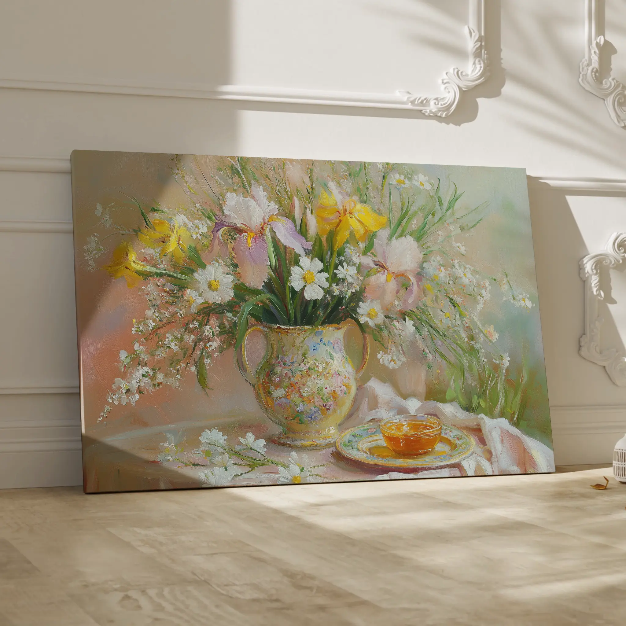 Floral Canvas Wall Art WAD964-F 90 x 60 cm / Stretched on hidden frame