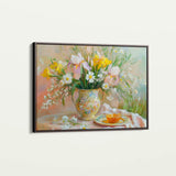 Floral Canvas Wall Art WAD964-F 90 x 60 cm / Stretched on hidden frame