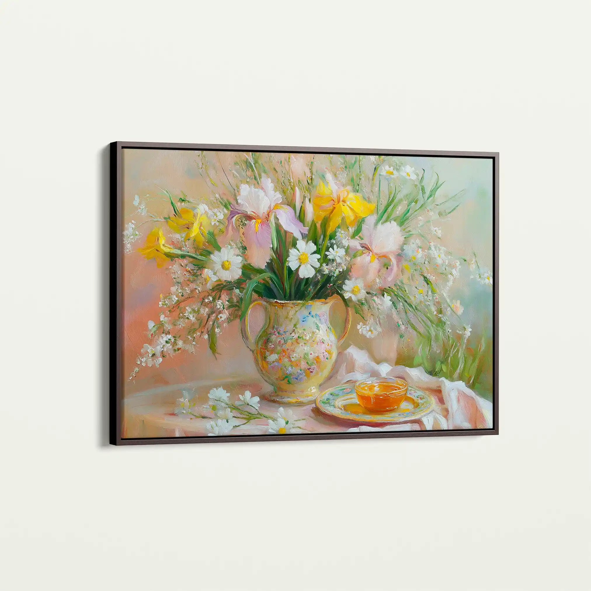 Floral Canvas Wall Art WAD964-F 90 x 60 cm / Stretched on hidden frame