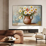 Floral Canvas Wall Art WAD966-F 90 x 60 cm / Stretched on hidden frame