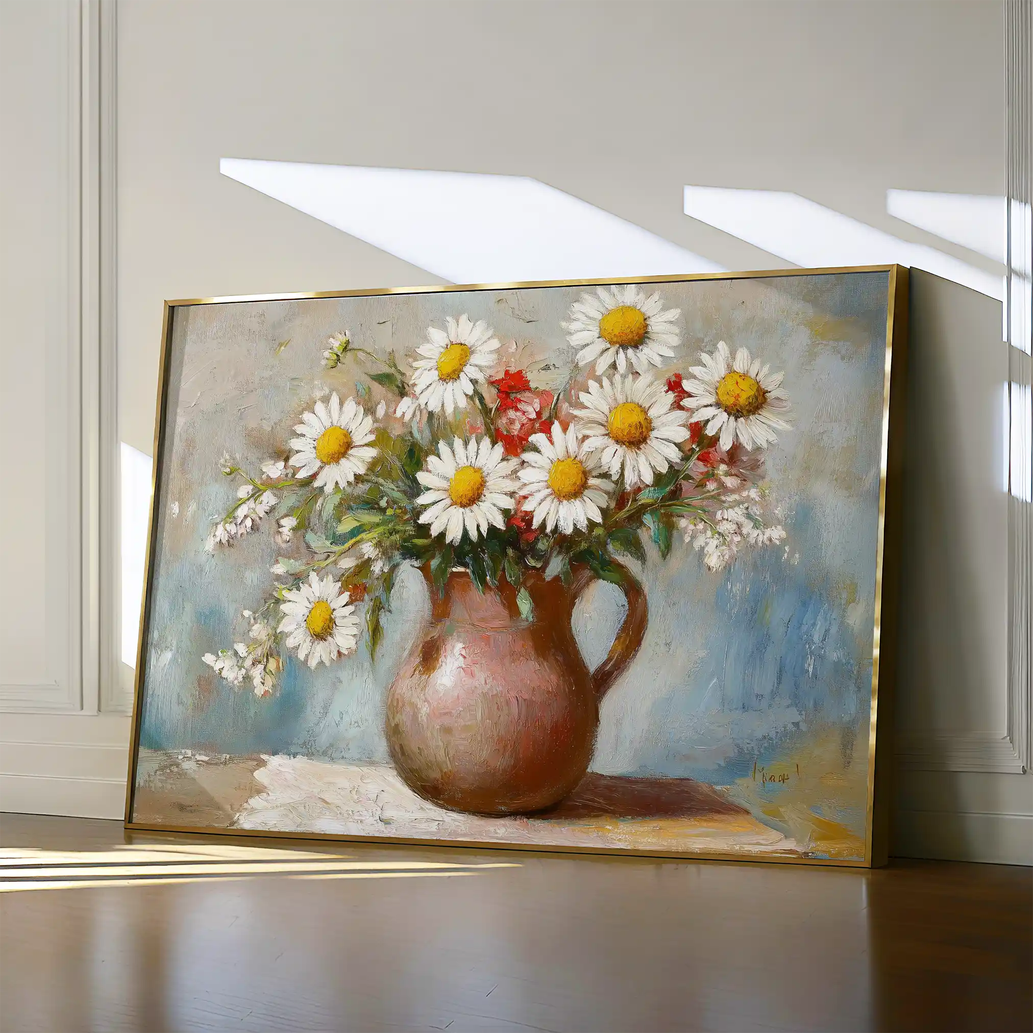Floral Canvas Wall Art WAD966-F 90 x 60 cm / Stretched on hidden frame