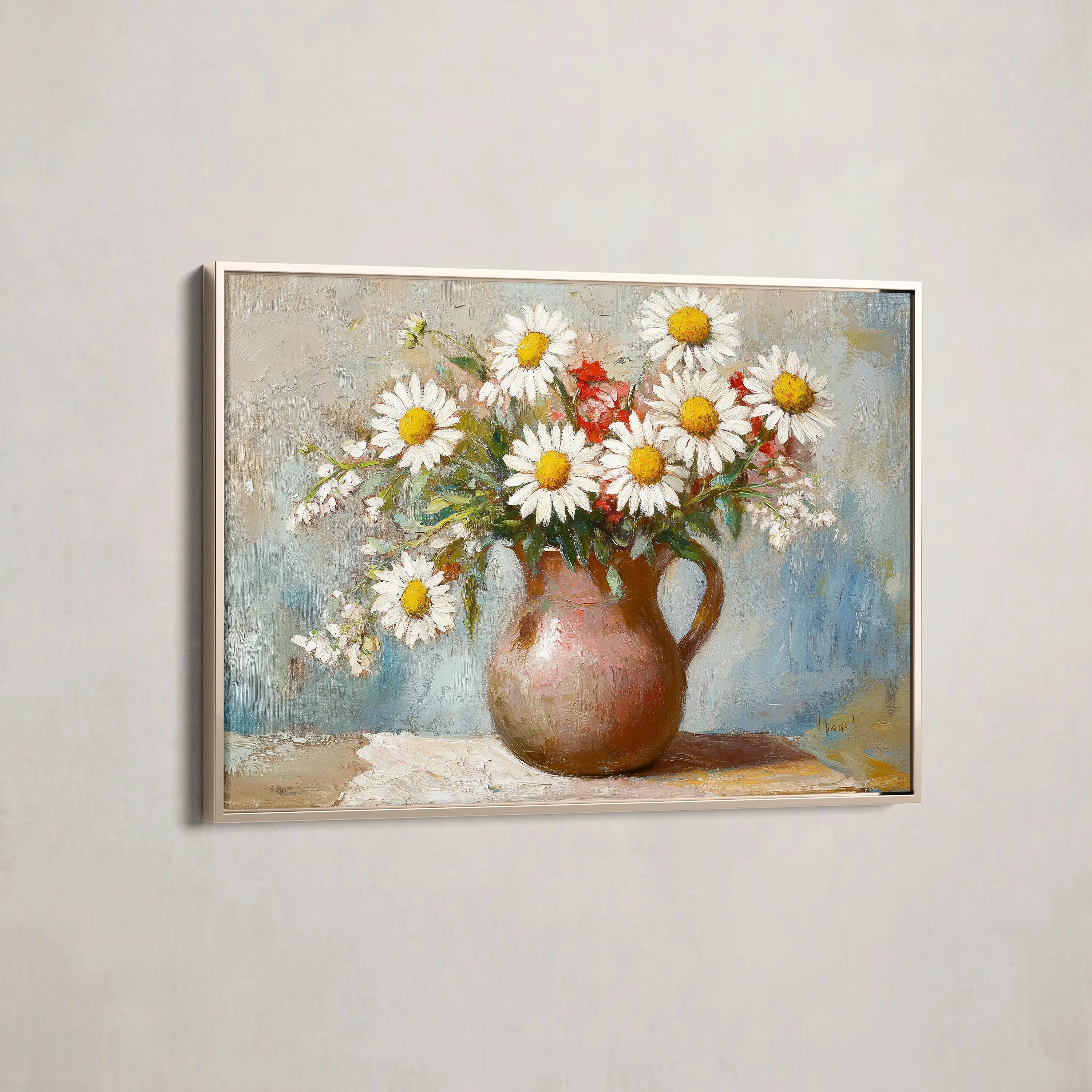 Floral Canvas Wall Art WAD966-F 90 x 60 cm / Stretched on hidden frame