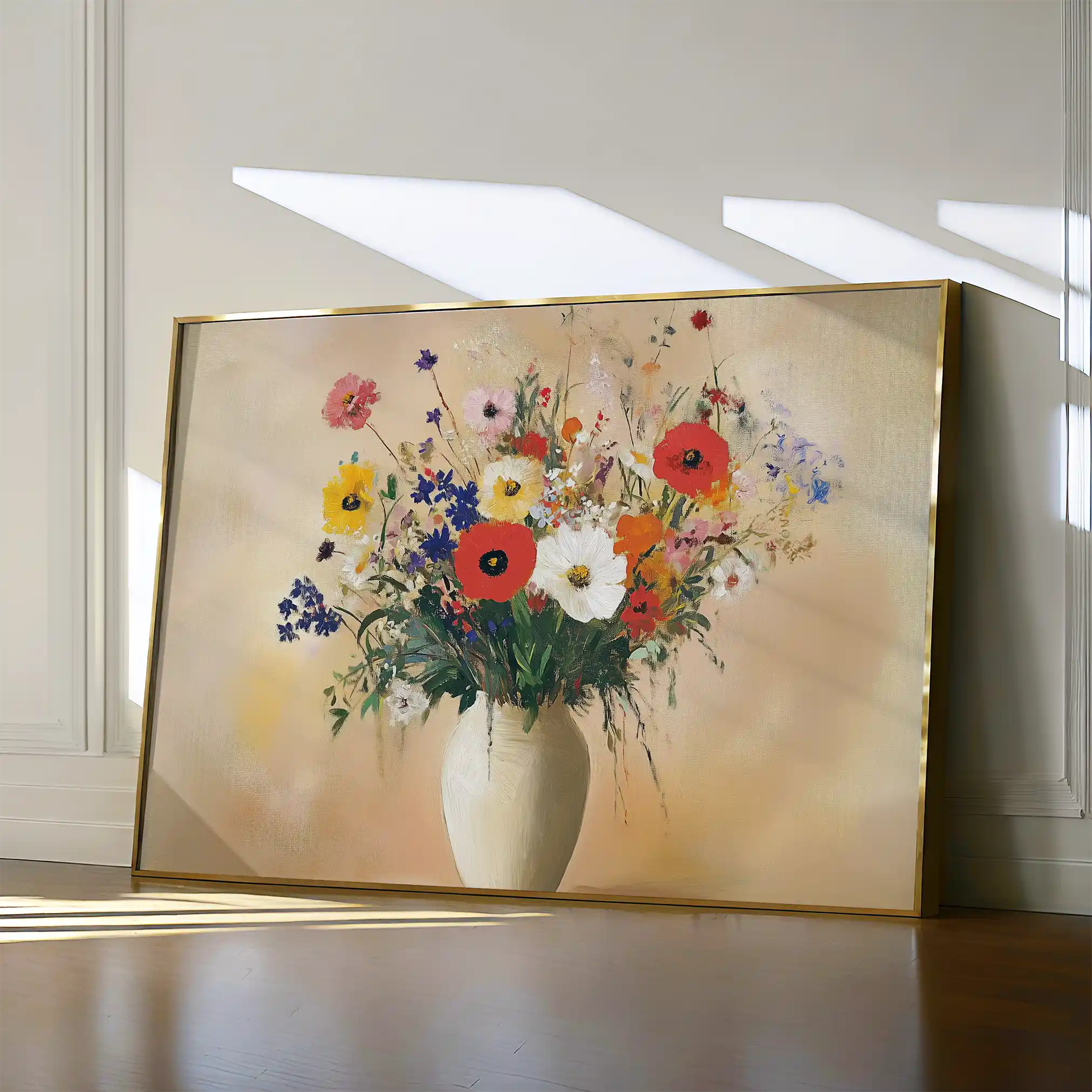 Floral Canvas Wall Art WAD967-F 90 x 60 cm / Stretched on hidden frame