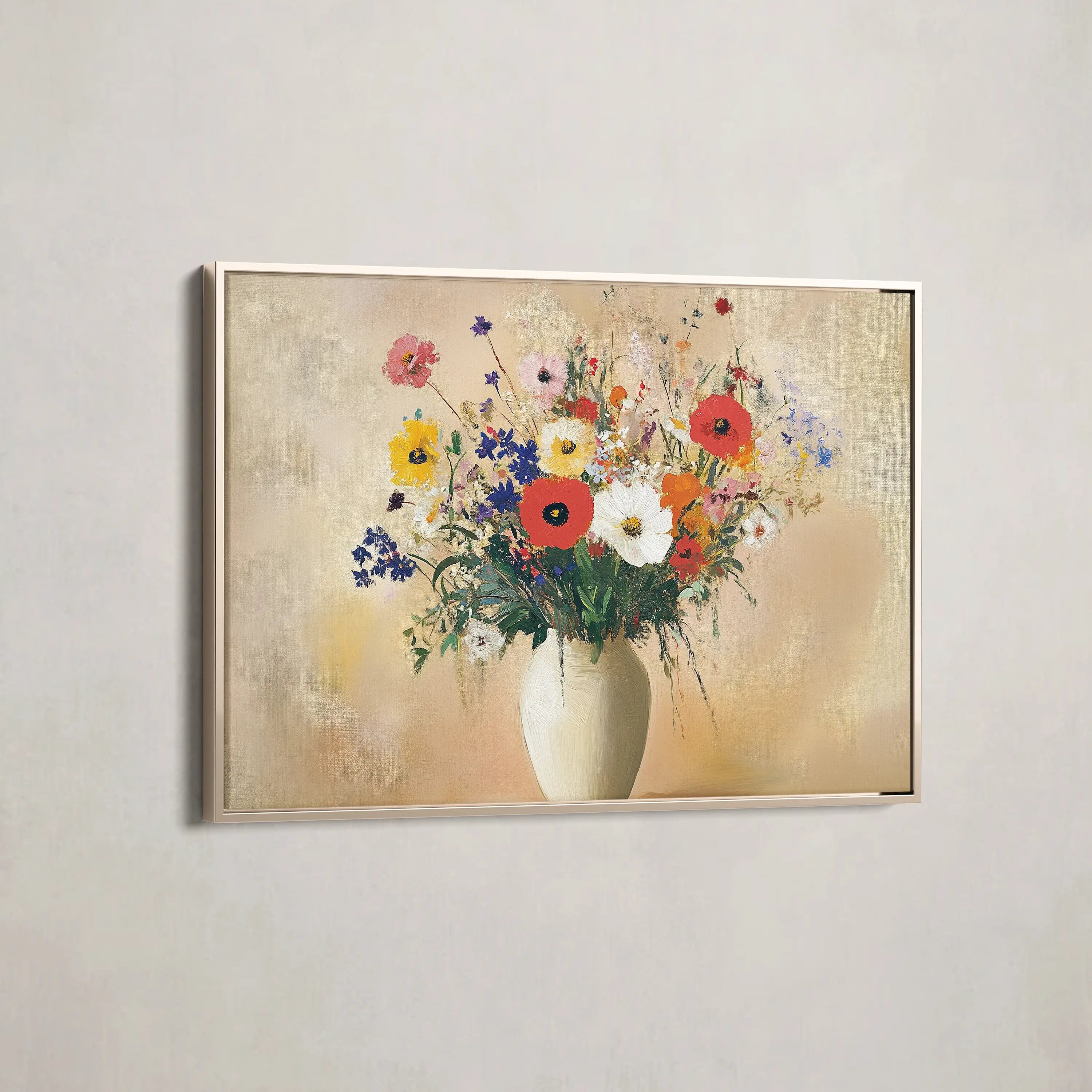 Floral Canvas Wall Art WAD967-F 90 x 60 cm / Stretched on hidden frame