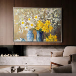 Floral Canvas Wall Art WAD968-F 90 x 60 cm / Stretched on hidden frame