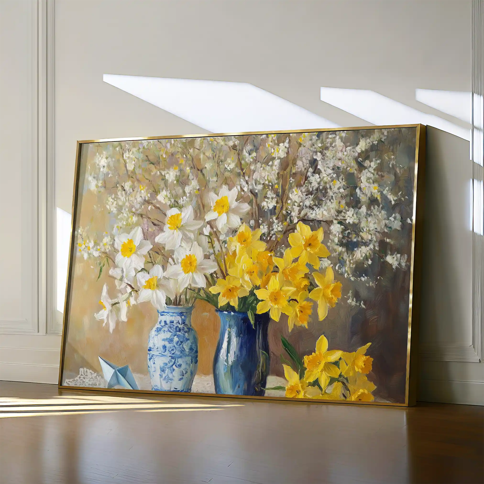 Floral Canvas Wall Art WAD968-F 90 x 60 cm / Stretched on hidden frame