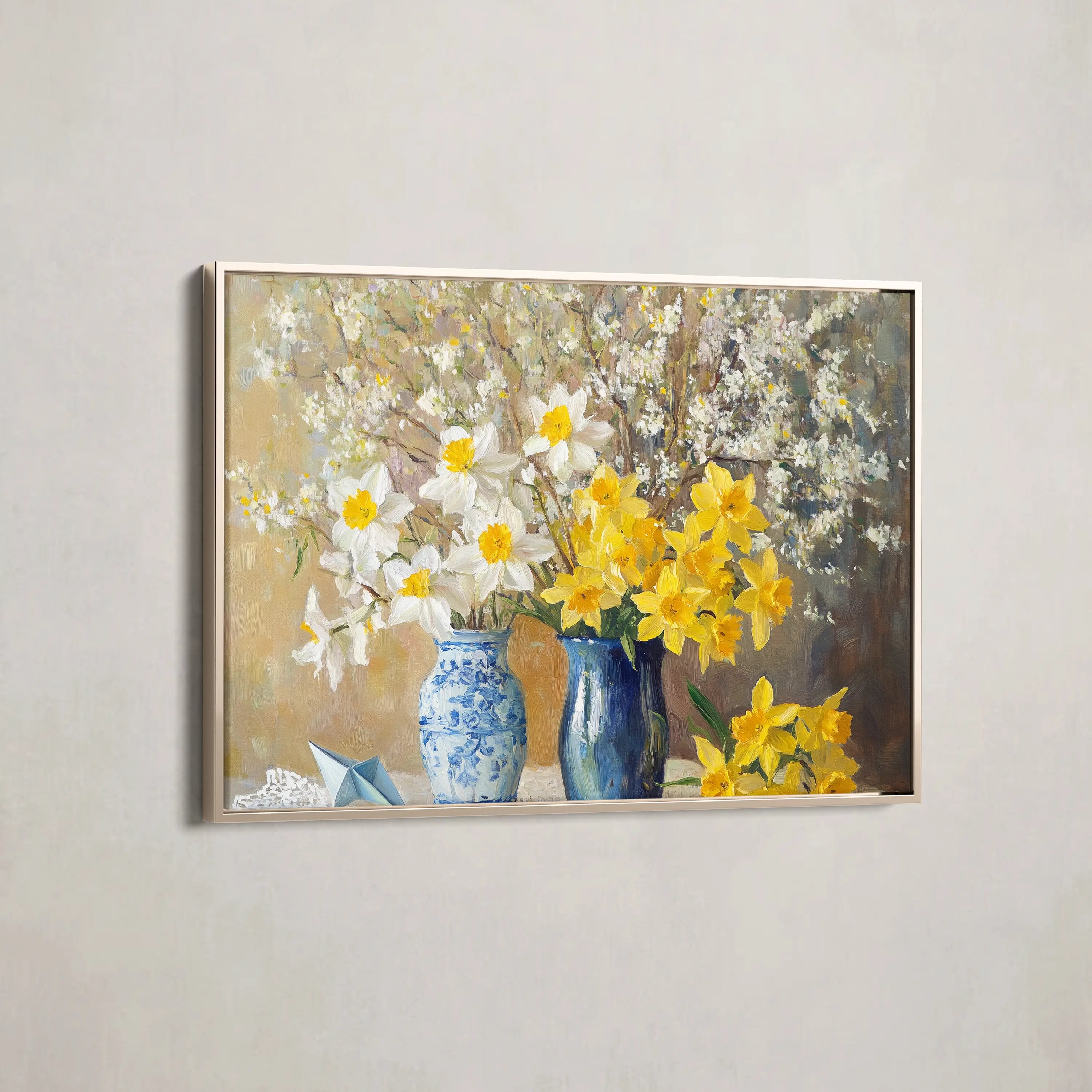 Floral Canvas Wall Art WAD968-F 90 x 60 cm / Stretched on hidden frame